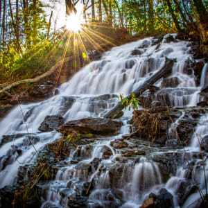 Waterfall  - Blairesville, Georgia by Jenny Nordstrom