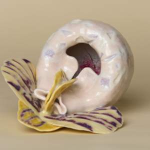 Slipper Orchid Pot by Kieu Tran 