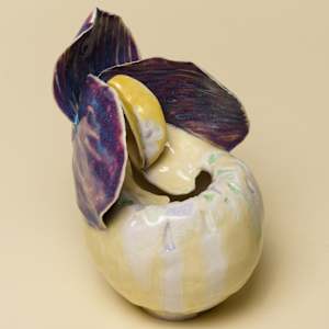 Slipper Orchid Pot by Kieu Tran 