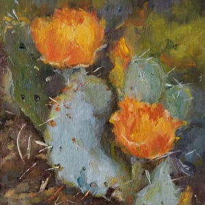Cactus Flowers by Celeste Perez Smith Fine Art