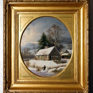 Farmhouse in Winter by George Henry Durrie