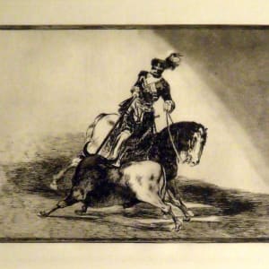 Holy Roman Emperor (Charles I of Spain) Fighting on Horseback in the Old Style by Francisco Goya