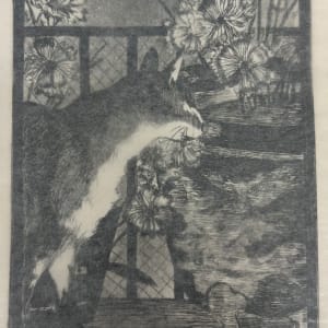 Le Chat et les Fleurs by Edouard Manet