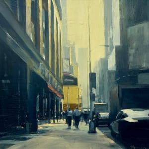 Early Morning, Times Square by Ben Aronson