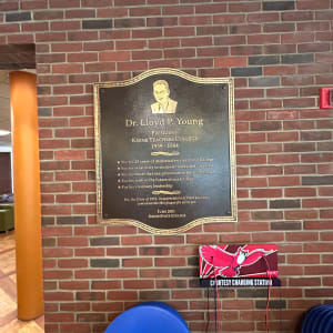 President Lloyd P. Young by Florence R. Holoway 