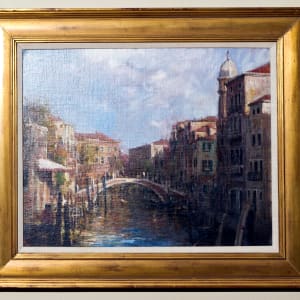 Canal Bridge, Venice by H. Thomas Clark
