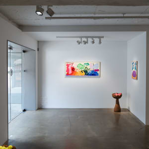 Bouquet Painting No. 60 (Triptych) by CHIAOZZA  Image: Exhibition view, "Our Garden Needs Its Flowers," Baik Art Seoul, 2024