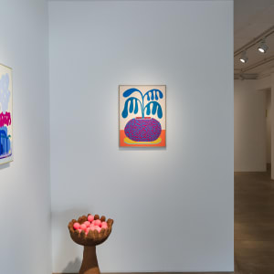 Paper Pulp Pollen Pot No. 1 by CHIAOZZA  Image: Exhibition view, "Our Garden Needs Its Flowers," Baik Art Seoul, 2024