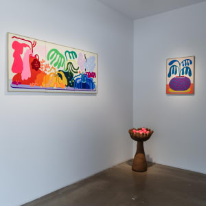 Bouquet Painting No. 56 by CHIAOZZA  Image: Exhibition view, "Our Garden Needs Its Flowers," Baik Art Seoul, 2024