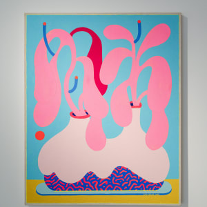 Bouquet Painting No. 55 by CHIAOZZA  Image: Exhibition view, "Our Garden Needs Its Flowers," Baik Art Seoul, 2024