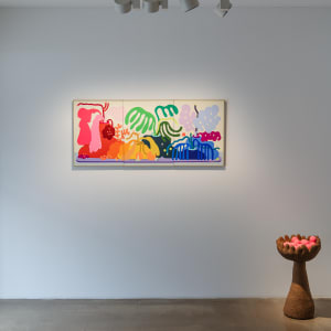 Bouquet Painting No. 60 (Triptych) by CHIAOZZA  Image: Exhibition view, "Our Garden Needs Its Flowers," Baik Art Seoul, 2024