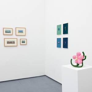 Reclining Flower by CHIAOZZA  Image: Gallery view of "Amuse-Bouche" at Hashimoto Contemporary NYC, 2025