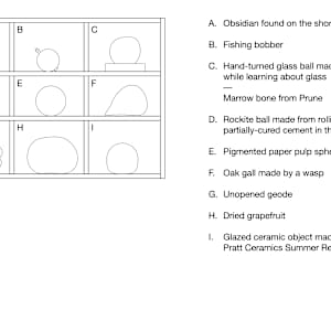 Bento No. 4 by CHIAOZZA  Image: Diagram with descriptions of objects; included with purchase of the artwork.