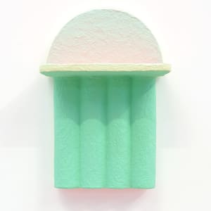 Shrine to Nothingness (Pale Mint, Mint Green, Luminous Red) by CHIAOZZA
