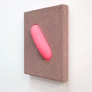 Fluorescent Red Mound in Ash Rose by CHIAOZZA  Image: side view