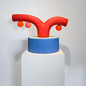 Gemel Sculpture No. 34 by CHIAOZZA  Image: Exhibition view from "Pair, Pare, Pare" solo exhibition at Institute of Contemporary Art, Maine College of Art & Design, Portland, ME, 2024. Photo by Ben Gancsos.