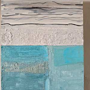 Teal &  Ink Ditpych by Gabriella Lewenz  Artist | Gallery 