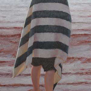 Seaside Figures No.3 by Grace Curtis Fine Art