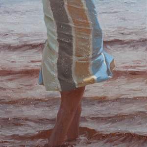 Seaside Figures No.4 by Grace Curtis Fine Art