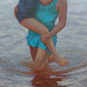 Seaside Figures No. 7 by Grace Curtis Fine Art, Image 1.