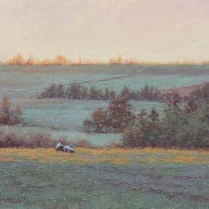 Sundown in the Pasture by Grace Curtis Fine Art