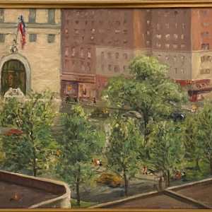 NY Square in Summer by Lou Jordan
