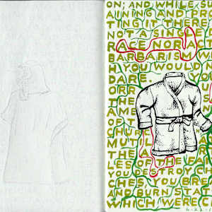 The Sketchbook Project 2010: "Revenge" P. 1-11 by Kenny Cole  Image: P. 2
