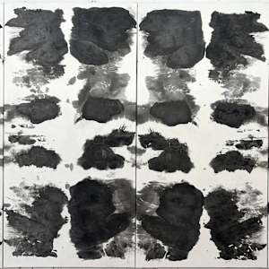 "Lament: Attack" by Kenny Cole  Image: Ink blot pattern prior to over  painting.