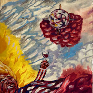 “Cheering it On” by Kenny Cole, Image 2.
