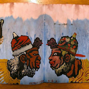 The Sketchbook Project 2021 "End Times I Say" 1-9 by Kenny Cole  Image: "Puppy Hats"