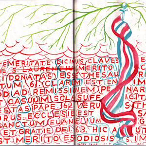 The Sketchbook Project 2010: "Revenge" Pgs. 12-41 by Kenny Cole  Image: P. 33