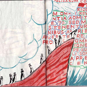 The Sketchbook Project 2010: "Revenge" Pgs. 12-41 by Kenny Cole  Image: P. 37