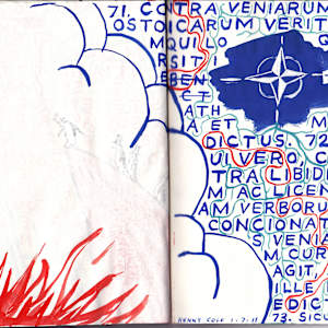 The Sketchbook Project 2010: "Revenge" Pgs. 12-41 by Kenny Cole  Image: P. 38
