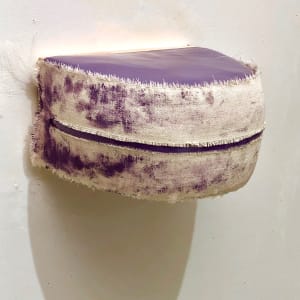 Bandage Painting (purple curved line) 
