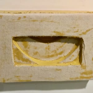 Sunken Bandage Painting (naples yellow) by Howard Schwartzberg
