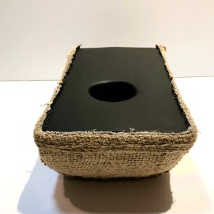 Small Section Painting (black hole) by Howard Schwartzberg, Image 1.