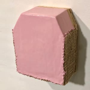 Small Section Painting (pink top hex) 
