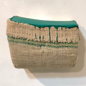 Bag Painting (green with stripe) 