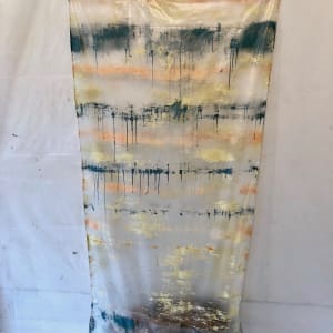 Transparent Negative Plastic Bag Painting (yellow) by Howard Schwartzberg