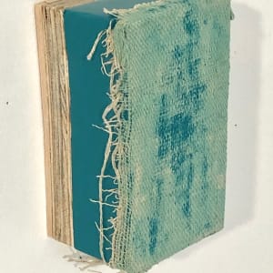 Bandage Painting (small turquoise) by Howard Schwartzberg