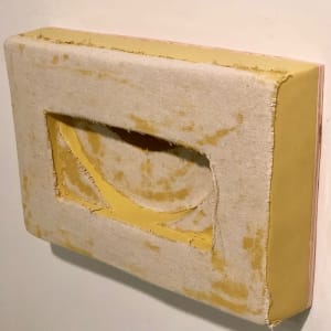 Sunken Bandage Painting (naples yellow) by Howard Schwartzberg 