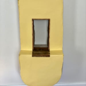 Inverted Reversed Painting (canary yellow) by Howard Schwartzberg