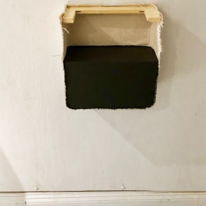 Foreshortened Painting (black square) by Howard Schwartzberg 