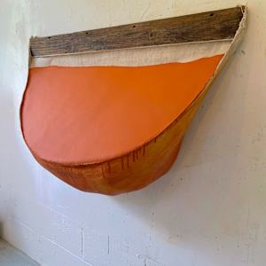 Incline Bag Painting (burnt sienna) by Howard Schwartzberg 