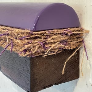 Bed Painting (purple gloss, horizontal curve) by Howard Schwartzberg 