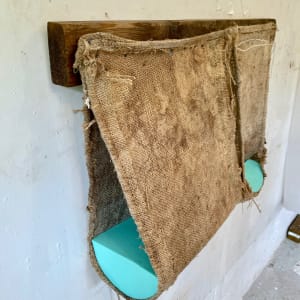Suspended/Pouch Combo Painting (aqua mint) by Howard Schwartzberg 