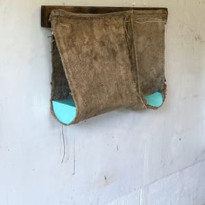 Suspended/Pouch Combo Painting (aqua mint) by Howard Schwartzberg