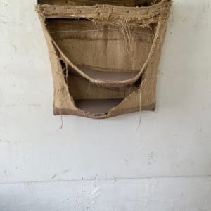 Suspended/Pouch Combo Painting (brownish mauve) by Howard Schwartzberg 