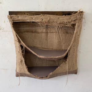 Suspended/Pouch Combo Painting (brownish mauve) by Howard Schwartzberg