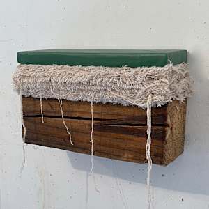 Bed Painting (green) by Howard Schwartzberg 